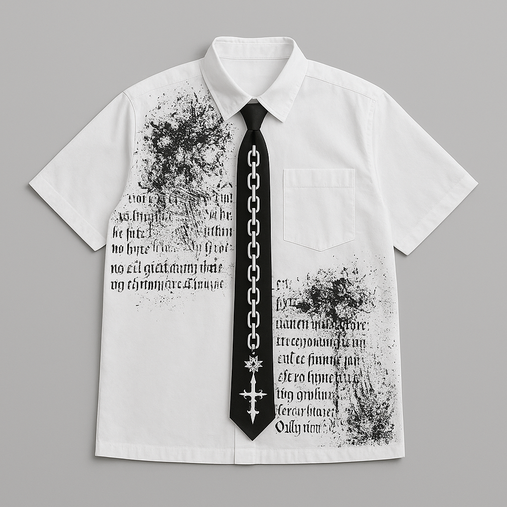 Y2K White Shirt Affliction