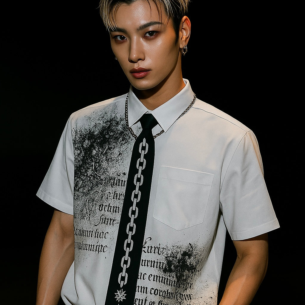 Y2K White Shirt Affliction