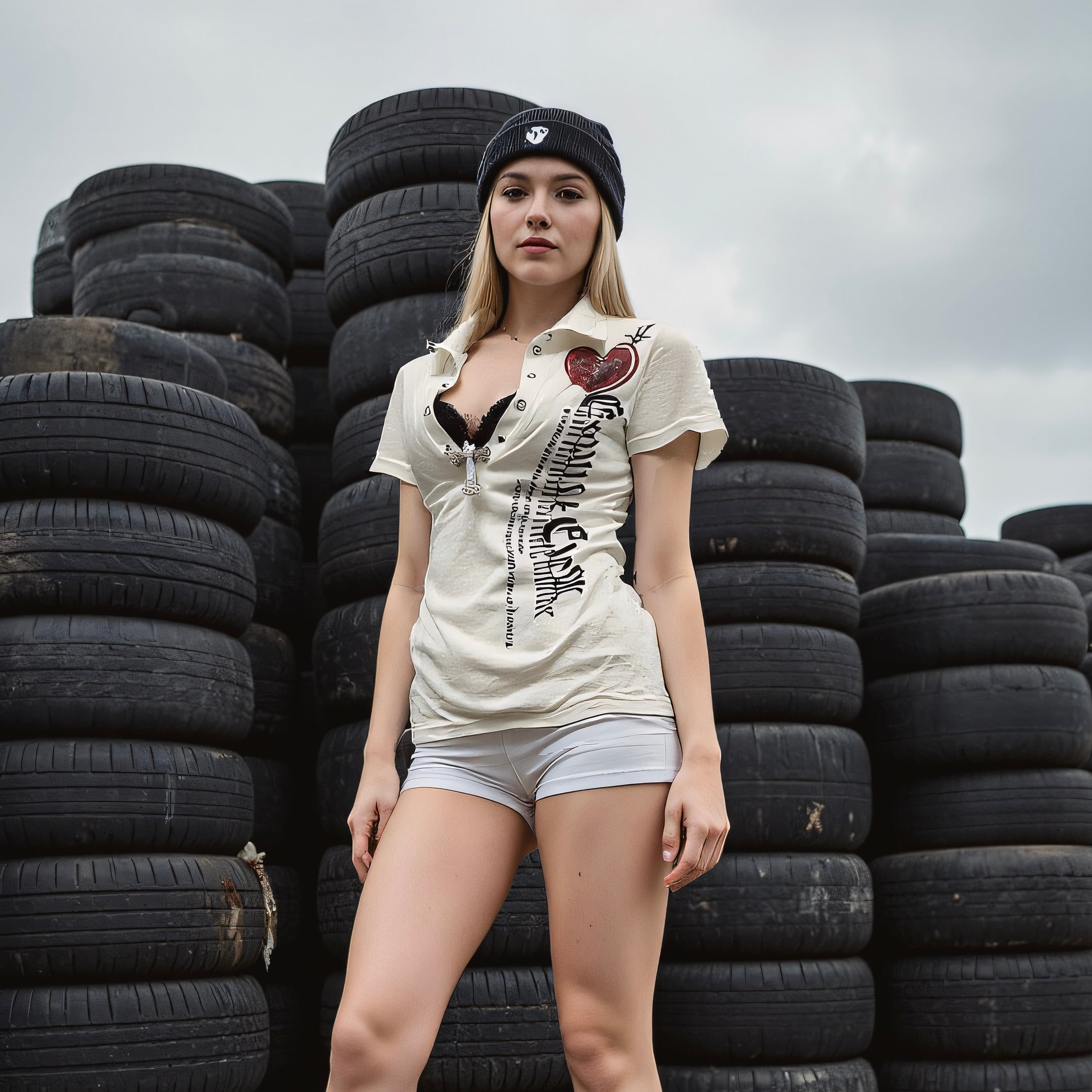 Women Vintage Slim Fit Waist Cinching Top